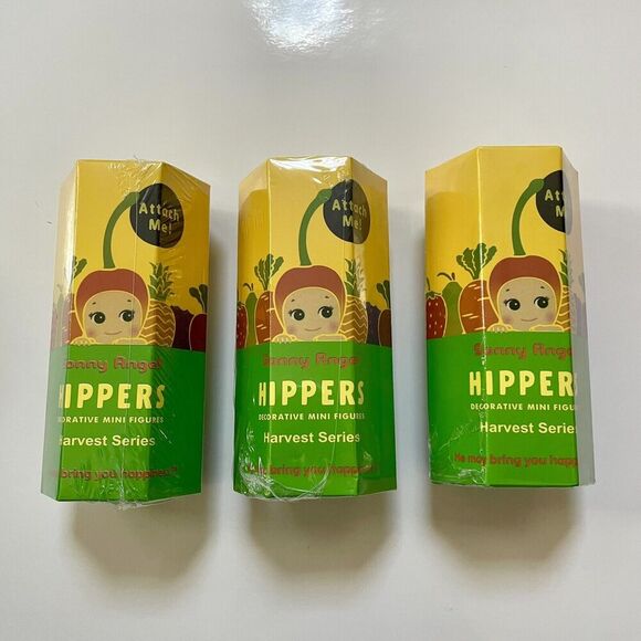 3 Sonny Angel HIPPERS Harvest Series Limited Mini Figure Sealed Blind 3 Boxes - Picture 1 of 3